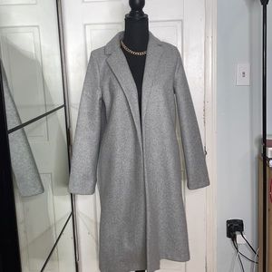 Zara Grey Lapel Coat